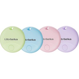 Air Tracker 4 Pack Bluetooth Tag Key Tracker Work with Apple Find My (iOS Only) for Wallet, Luggage, Backpack, Waterproof Anti-Lost [Apple MFi Certified]