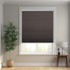 Changshade Cordless Cellular Shades, Blackout Honeycomb Shades for Windows, Room Darkening Pleated Blinds, Easy to Install for Indoor Windows and French Doors, 27" W x 50" H, Taupe