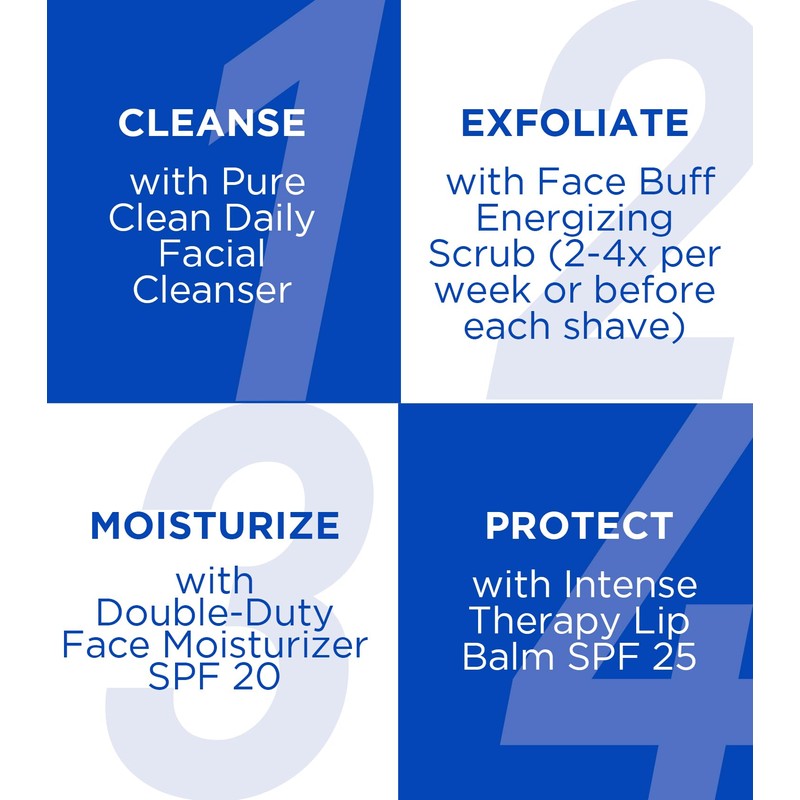 Jack Black Skin Saviors Set for Men – Face Scrub,
