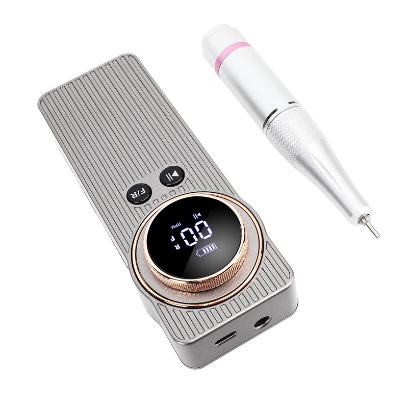 Nail Drill Machine Portable High Speed 35000RPM Rechargeable Nail Art