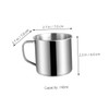Ciieeo Stainless Steel Water Mugs for Boys and Girls Camping