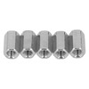 20PCS Hex Coupling Nuts 304 Stainless Steel Long Fine Thread
