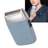 Rechargeable Beard Trimmer Blue USB Waterproof Portable Electric Hair Clipper