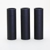 2.5 OZ Black Kraft Paperboard Deodorant/Cosmetic/Lotion/Lip Balm Tubes (25)