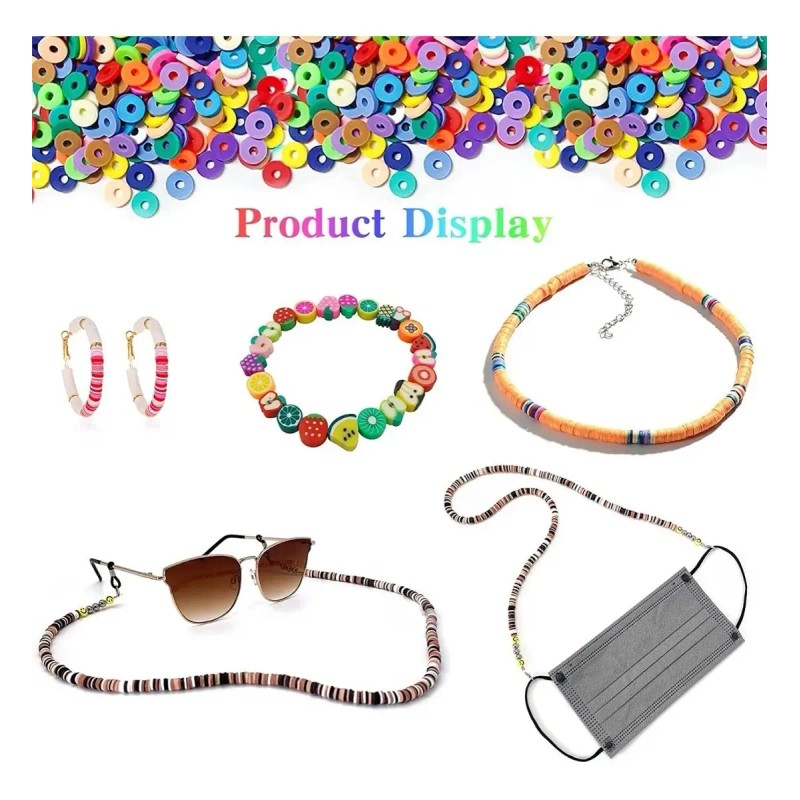 Kit De Cuentas Para Hacer Brazaletes Y Alhajas, 8600 Piezas