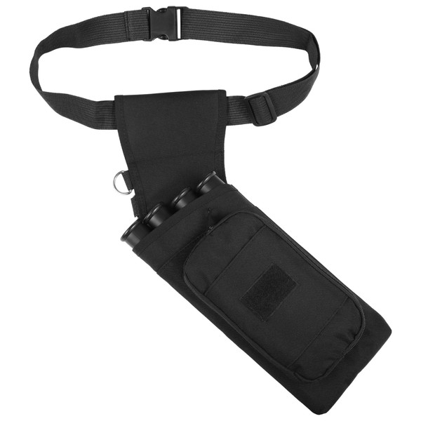 4 Tubes Hip Quiver, Nylon Fabric Waist Arrow Quiver with