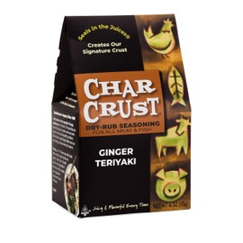 Char Crust Dry-Rub Seasoning, Ginger Teriyaki, 4-Ounce (Pack of 6)