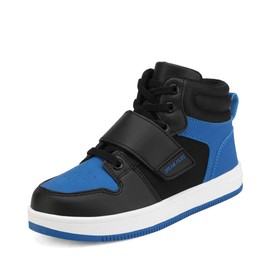 DREAM PAIRS Zapatillas de Baloncesto para Niños y Niñas LilLegends Zapatos de Tenis Casual,Size 21.0 cm,Negro/Real/Azul,Freestyle-K