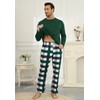 KUYIGO Mens Pyjamas Set Long Sleeve Comfortable Pajama Sets for