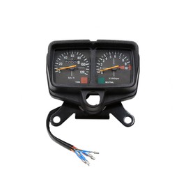uxcell 0-10000rpm Dual Digital Odometer Tachometer Speedometer Oil Gauge for Honda CG125
