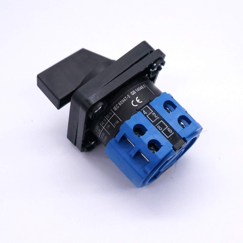 Taiss Universal Changeover Switch 20A 550V 3 Position 8 Terminals
