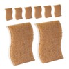 Healeved 8pcs Natural Pulp Dish Cleaning Sponges Reusable Scrubber for
