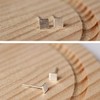 Joseph Brothers Sterling Silver Square Tiny Geometric Studs Earrings, 4