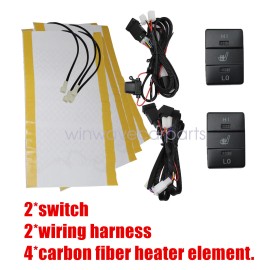 Toyota Seat heater set,2 seats heated seat,2 switch fits 2010-2017 Toyota Avanza Camry