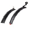 GORIX Lighted Telescopic Fender (Front and Rear Set) for Bicycles,