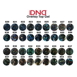 Daisy Dnd DND Gel Nail Polish & Nail Lacquer Set 829 Overlay Top Gel