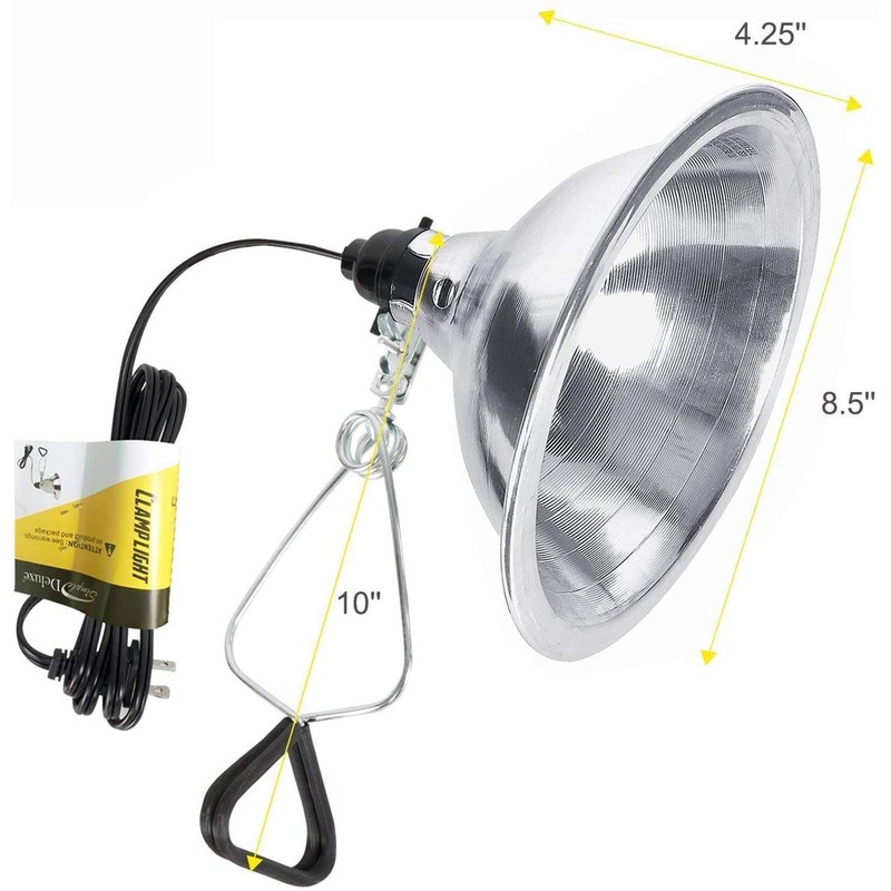 Simple Deluxe 150W Reptile Ceramic Heat Bulb with 8.5 Inch