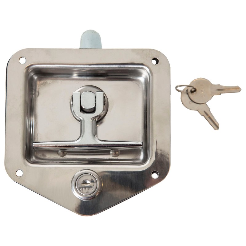 Buyers Products L8815 T-Handle Latch, 2 Pack, Locking Single Point