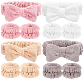 TIVVINK Washing Face，Makeup Headband，for Washing，Skin Care，Face Washing，Headband for Women Spa Headbands for（3 Pieces）