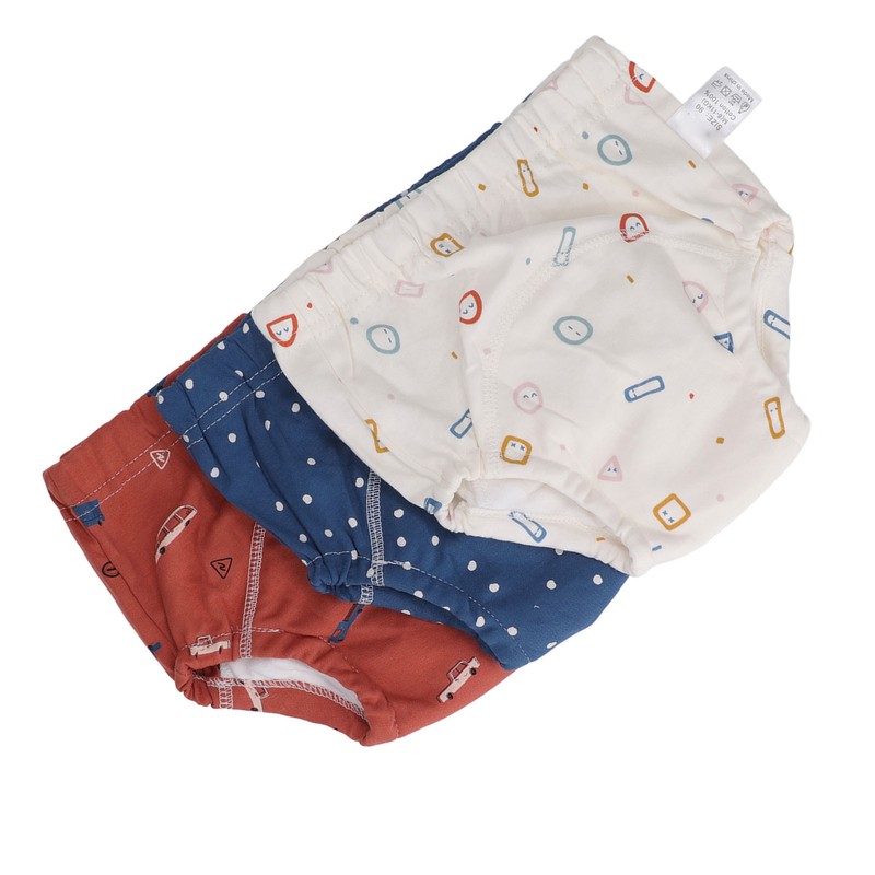3pcs Baby Absorbent Training Pants Reusable Washable 6 Layers Gauze
