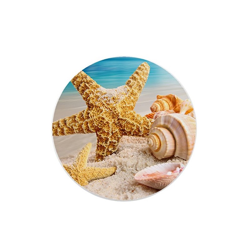 Starfish On Beach #3 Ceramic Cabinet Drawer Knob