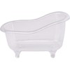 Rosojodg Clear Mini Bathtub Sundries Storage Box Jewelry Storage Box,