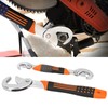 2Pcs/Set Adjustable Quick Open Wrench Multi Function Non Slip Grip