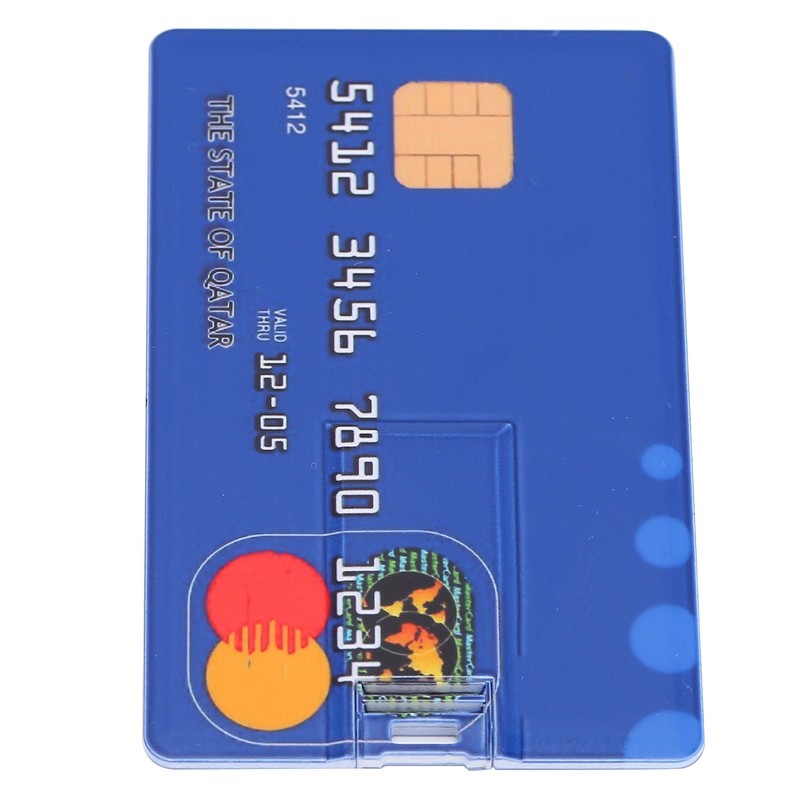 Zopsc Unidad Flash USB con Forma de Tarjeta Exclusiva para