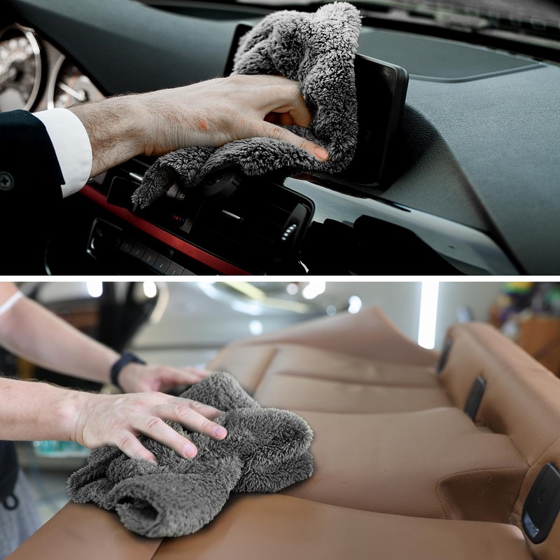 Towelogy® G54 Deluxe Car Interior Cleaning Cloths Microfibre Window &