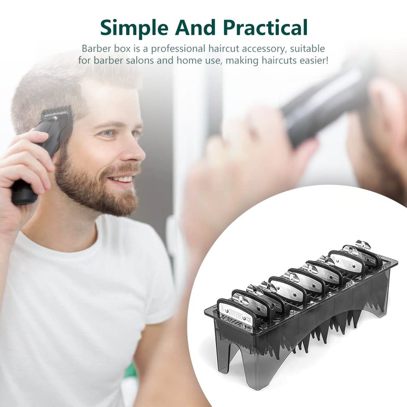 Watris Veiyi Clipper Guard Holder, Clipper Comb Holder Case, Professional