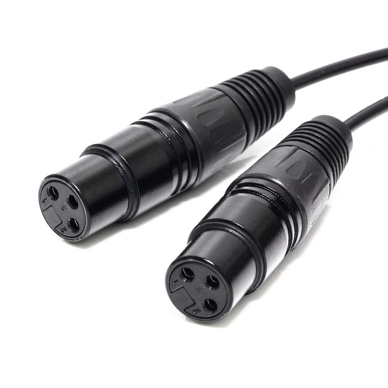 [WV-9211-1.5B] XLR Canon Female x 2 to 3.5mm Stereo Mini