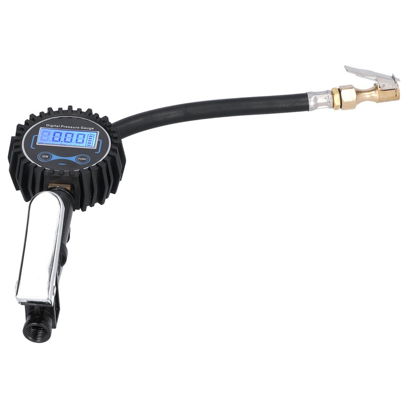 300PSI Tire Inflator Meter LCD Digital Display Inflation Pressure Gauge