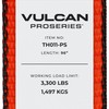 VULCAN Car Tie Down with Chain Anchors - Lasso Style