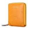 CHANPINCL RFID Wallets for women Genuine Leather Zipper Purses Secure
