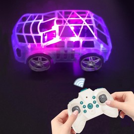 Yasola Flying and Running Mini RC Drone & RC Flying Car, Remote Control Quadcopter with One Key Take Off/Landing, LED Lights, DIY Car Propeller Guards, Easy to Fly Toy Gift for Kids 8-12