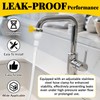 Faucet Hose Adapter for Sink, 10 FT Transparent PVC Extra