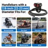 Weasch Universal Dual 7/8" 22mm Motorcycle Handlebar Switch, 12V Waterproof