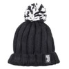 Cappello Ponpon con Interno in Cotone, Logo in Gomma Applicato,