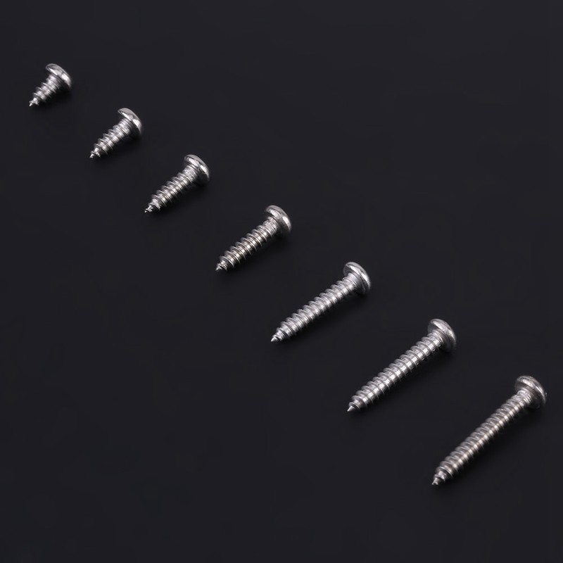 500PCS M3 Cross Drive Button Head Self Tapping Screws Assortment