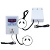 Temperature Controller Digital Display Thermostat Temp Regulator with Sensor AC110‑240VAU