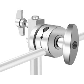 YUOCU Multi Functional Heavy Duty Grip Head 2.5" Swivel Head Holder Mounting Adapter Steel for Light Stand, Extension Boom Arm and Other Photographic Equipment