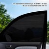 Pack of 4 car window sun protection, privacy protection, UV