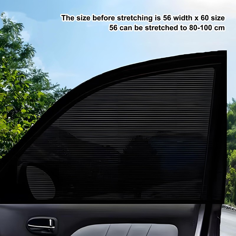 Pack of 4 car window sun protection, privacy protection, UV