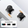 LONGYI GuliKit TMR Joysticks Ersatz für JoyCon(No Drift), Linker/Rechter Joystick