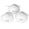 Dekton 3PC DUST MASK with Valve, White, One Size