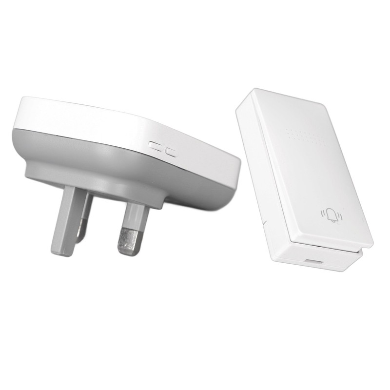 Self Powered Door Bell with Receiver Automatic Ringing Push Button