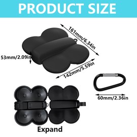 Glamifyr DJI Neo Case DJI Bag with Carabiner Bag Case for DJI Neo Plastic Carry Case DJI Neo Accessories DJI Neo Case Carry Bag Protection Storage Accessories Protection, black, No