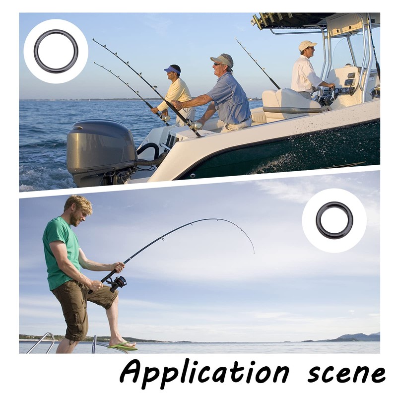 SUPERFINDINGS Fishing Rod Repair Set with 60 Pieces 14 Sizes