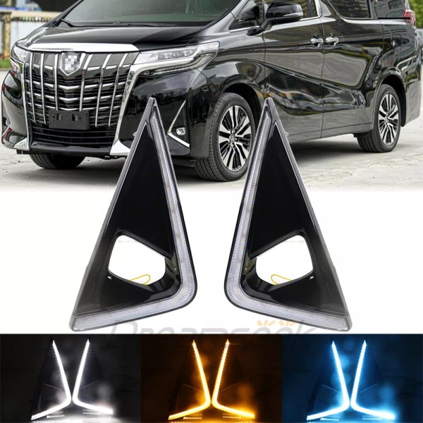 Dreamseek LED Daytime Running Light DRL for Toyota Alphard 18-20
