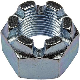 Dorman 220-018BX Hex Nut-Castellated-Thread Size; 7/8-14, Height; 1-15/16 In., 8 Pack